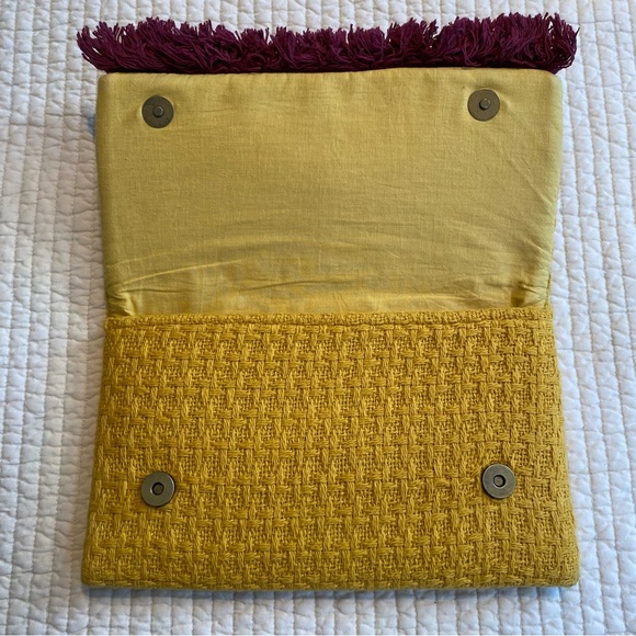 Bohemian Beaded Rectangular Crossbody Bag. - Picture 3 of 14